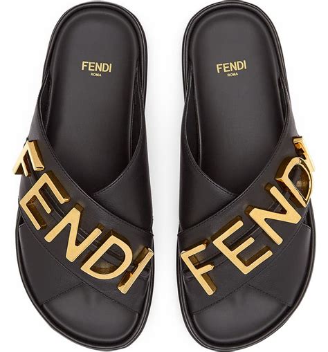 fendi black platform sandals|fendi high heels sandals.